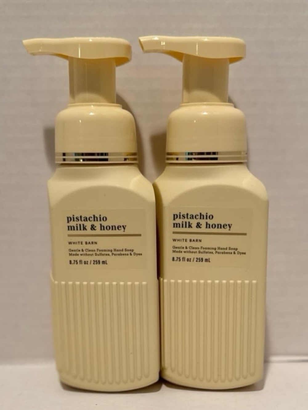 Bath & Body NEW (2) Pistachio Milk & Honey Foaming Hand Soaps